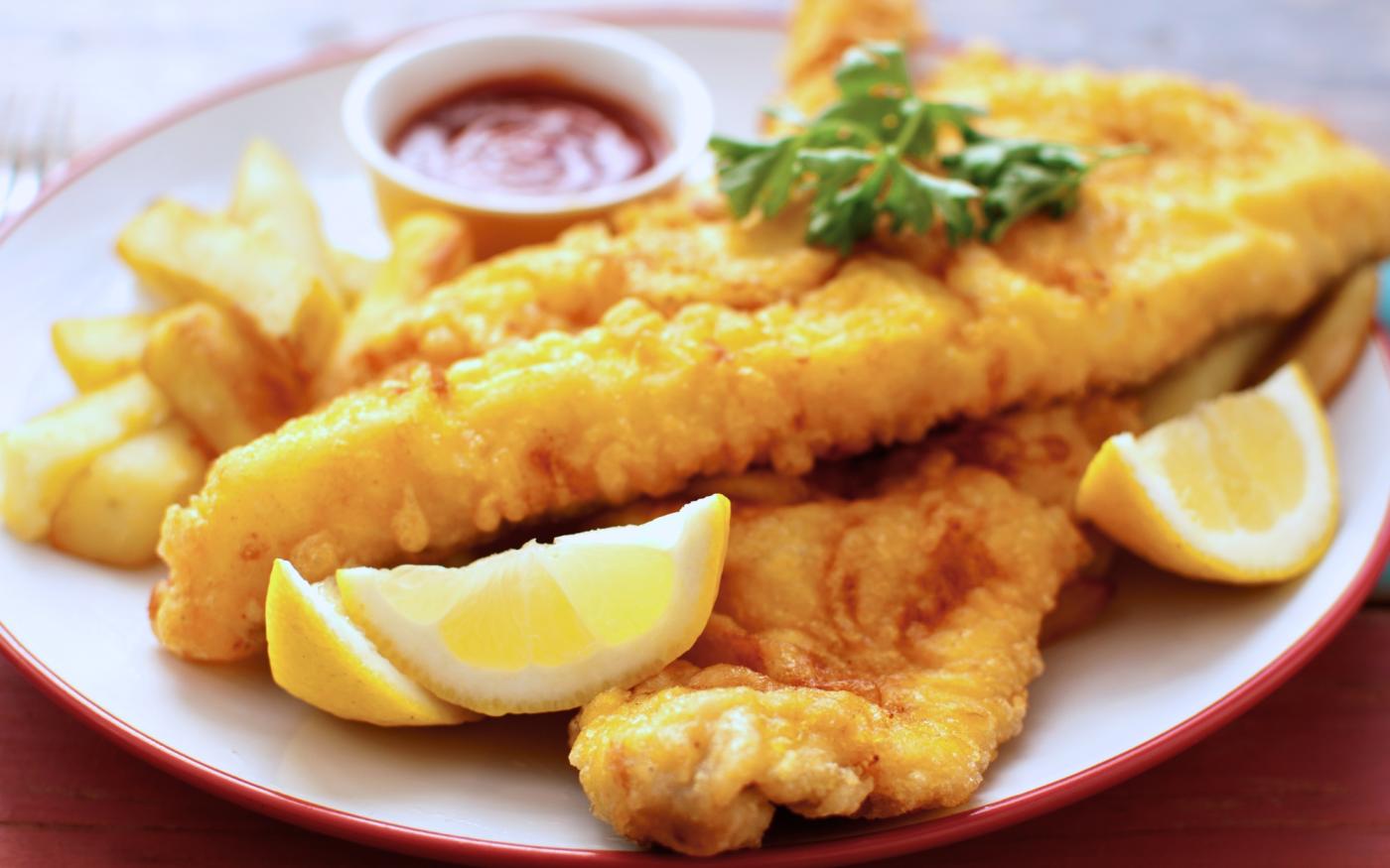 Gebakken Couvert schelvis met korstje van pickleschips