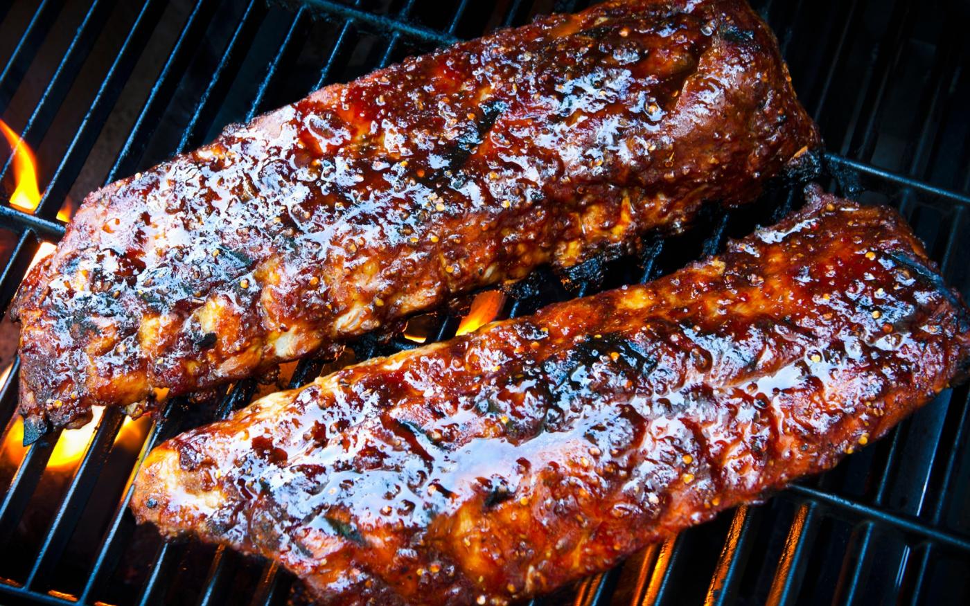 Klassieke ribbetjes van de barbecue