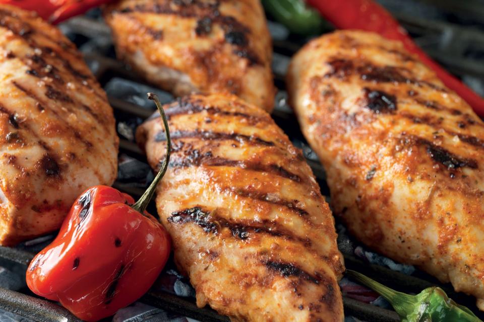 Gegrilde Griekse kipfilet