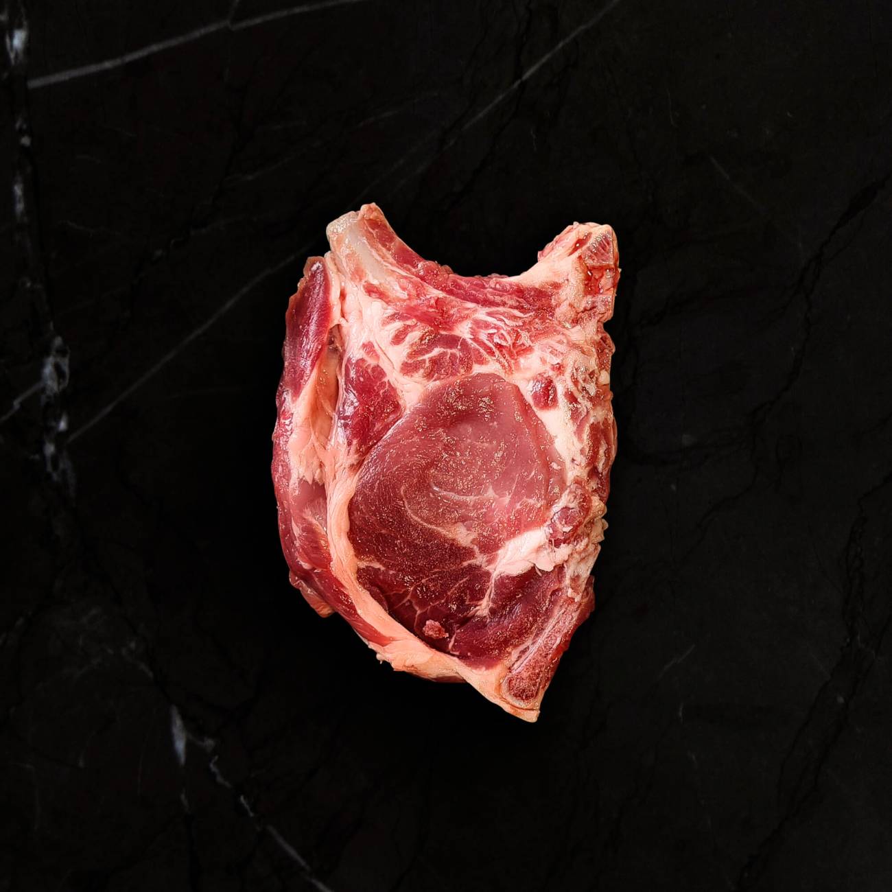 Couvert varkens spiering kotelet 
